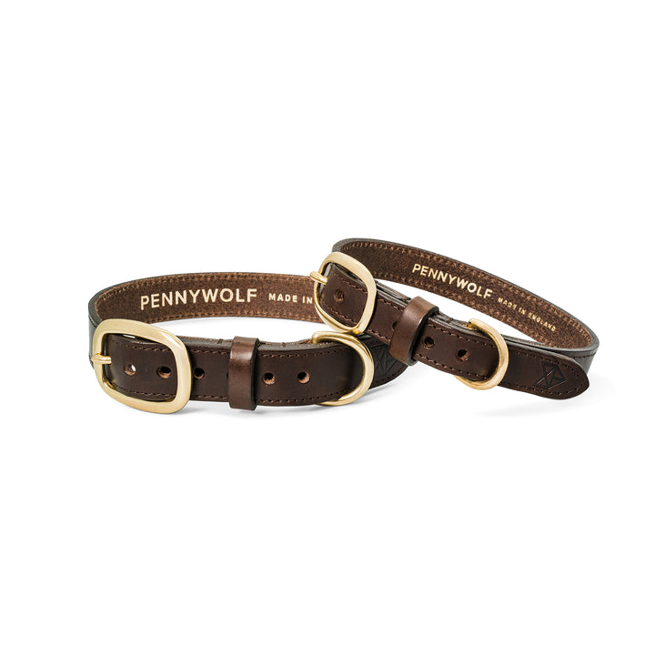 Brown Leather Dog Collars