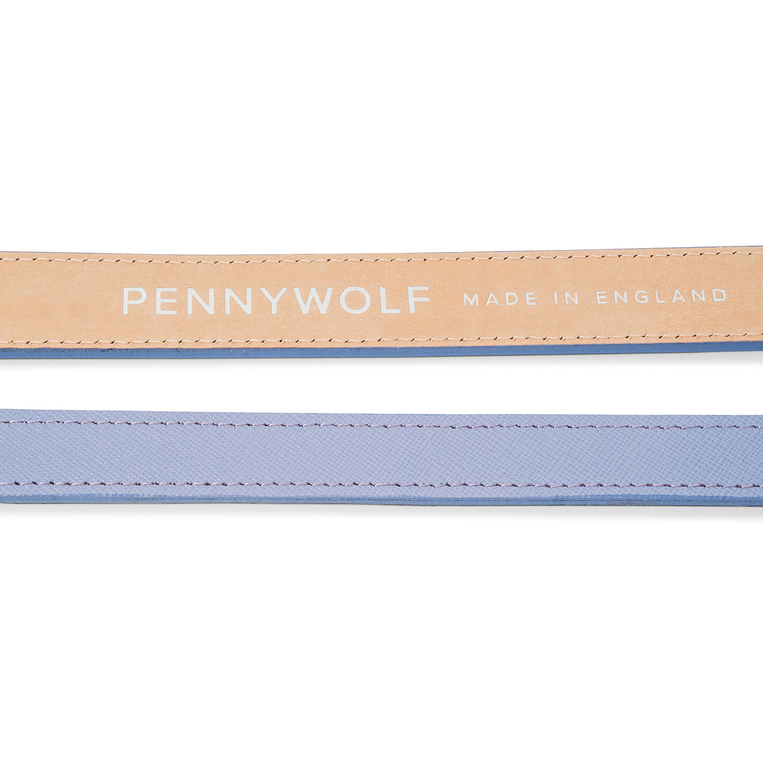 Lilac Leather Dog Leads
