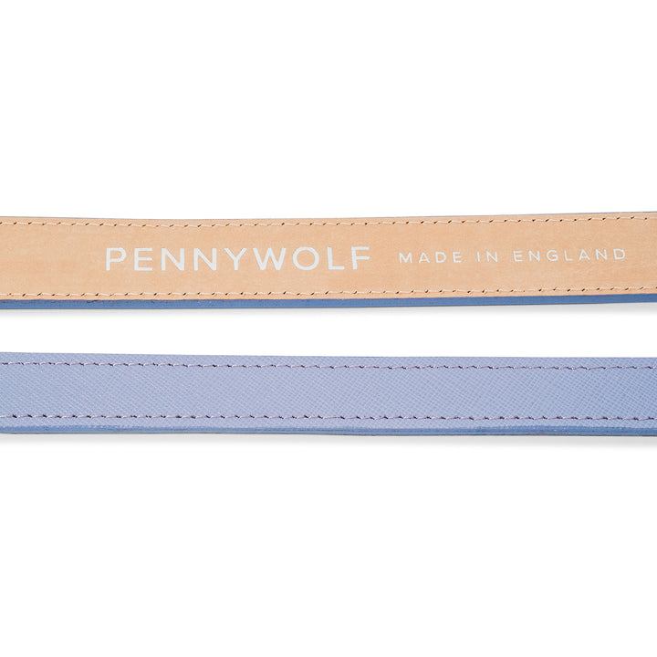 Lilac Leather Dog Leads